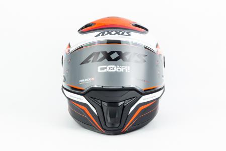 Шолом інтеграл (стандарт DOT/ECE), висувні окуляри PANTHER SV THORN М (57-58см), чорно-помаранчевий мат