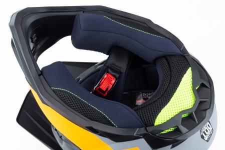 Шолом кросовий (стандарт DOT) GLX-803 S (55-56см), чорно-помаранчевий матовий