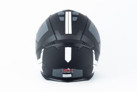 Шолом інтеграл GLX-313 S (55-56см), чорно-білий мат