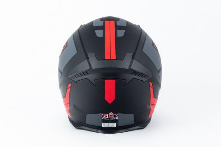Шолом інтеграл GLX-313 L (59-60см), чорно-червоний матовий