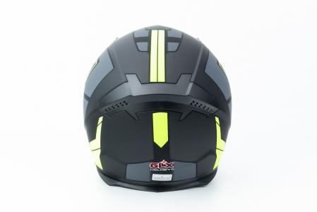 Шолом інтеграл GLX-313 L (59-60см), чорно-салатовий мат