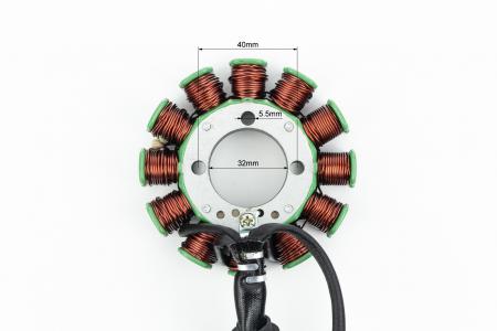 Статор магнето (генератора) (12 котушок "5 проводів") до мотоцикла ADVANCE NB300-F