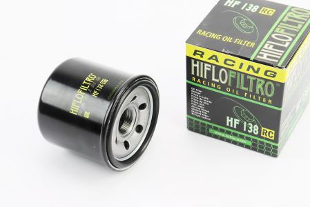 Фільтр масляний HF138RC (68x75 мм) APRILIA RSV 1000 Tuono V4R, KAWASAKI KLV 1000, SUZUKI GSF 600/650/1200, SUZUKI GSX 600 F/650 F/750F