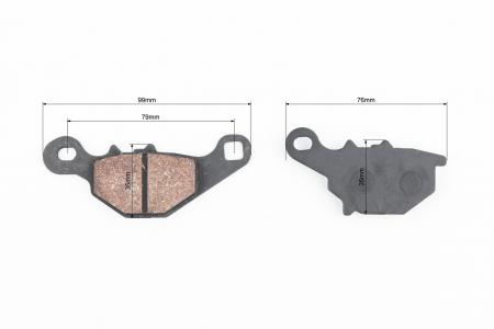Гальмівні колодки дискові ( 80/RM 85/DR-Z 125; KAWASAKI KLX 125L/KMX 125) (без упаковки) до скутера Suzuki AD100/RM
