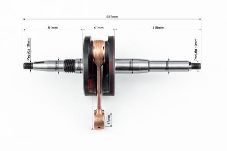 Колінвал до скутера Honda LEAD90-HF05