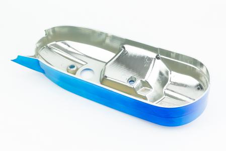 Кришка варіатора синя до скутера Yamaha SA/5BM "пластик",