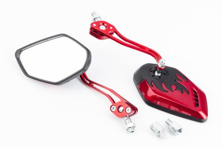 Дзеркала к-кт "пластик" SPORT, червоні М8/10 (SH-2223) до мотоцикла