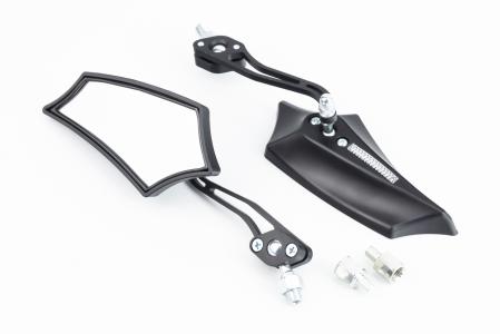 Дзеркала к-кт "пластик" SPORT, чорні М8/10 (SH-2217) до мотоцикла