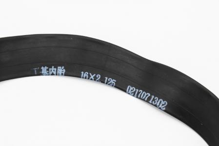 Камера 16"х2,125 з кривим ніпелем (Schrader AV), E-BIKE до велосипеда