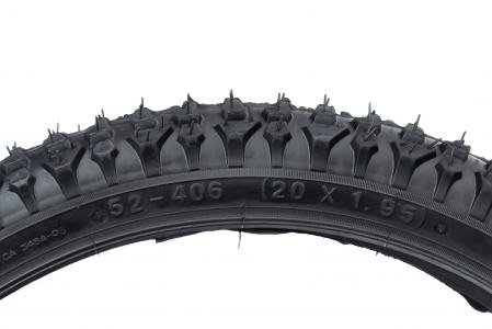 Шина 20"x1,95 (52/54-406) шипована до велосипеда CA345A
