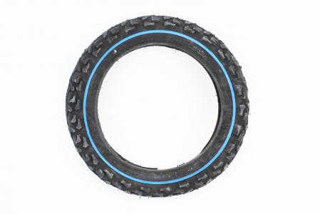 Шина 12" 1/2х2 1/4 (47-203) шипована з синьою смугою до скутера SA-186