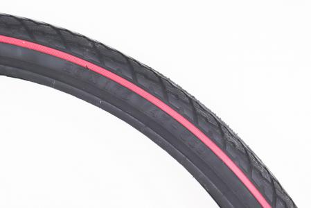 Шина 26"x1,75 (47-559) дорожна з червоною полосою SА-225 до велосипеда