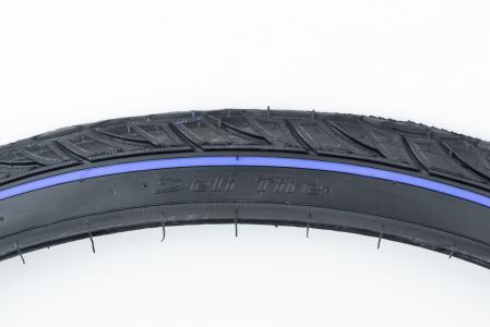 Шина 28"х1,75 (47-622) дорожна з синьою смугою до скутера SA-256