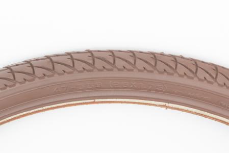 Шина 26"x1,75 (47-559) дорожня, коричнева SKIP С1446 до велосипеда
