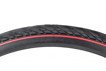 Шина 28" 700-45C (47-622) дорожня з червоною смугою до скутера SA-234