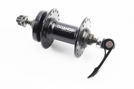 Втулка передня MTB алюмінієва 14Gx36H, Disk-brake, кріпл. ексцентрик, чорна до велосипеда KT-MD7F