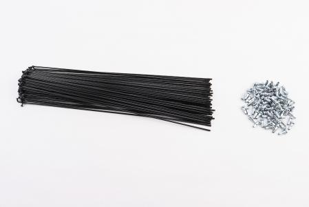 Спиця 14Gx282 мм (100 шт к-кт), чорна до велосипеда