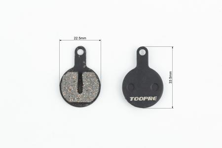 Гальмівні колодки Disk-brake (Tektro Lyra, IOX Novela 2011), чорні до велосипеда TP-07B