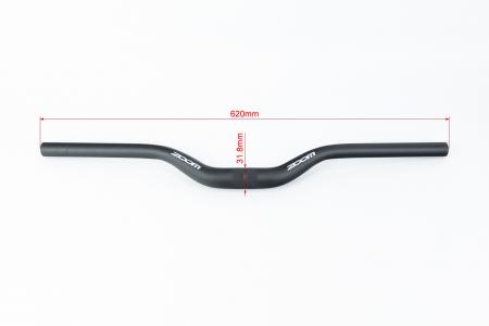 Кермо MTB 31,8x620 мм, алюмінієвий, чорний 101BT до велосипеда