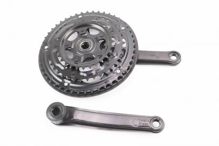 Шатуни "квадрат" 170 мм, 48.38.28T MTB, чорні до велосипеда BL 05