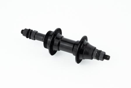 Втулка задня MTB алюмінієва 14Gx36H під вільнобіг, V-brake, 2 пром-підшипники 6200 2RS, кріпл. гайка, чорна до велосипеда U-B03RB