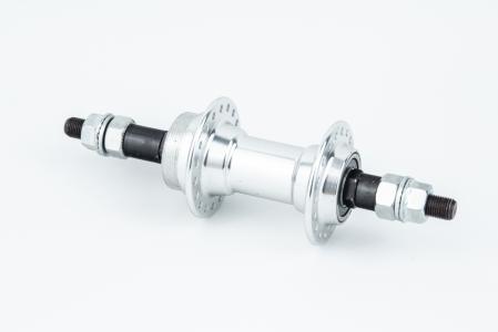 Втулка задня MTB алюмінієва 14Gx36H під вільнобіг, V-brake, 2 пром-підшипники 6200 2RS, кріпл. гайка, до велосипеда RH-201