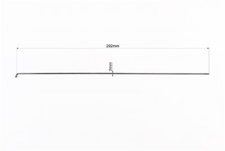 Спиця 14Gx292 мм (100 шт к-кт), чорна до велосипеда