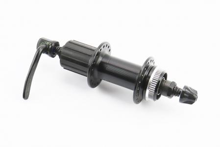 Втулка задня MTB алюмінієва 14Gx36H під касету 8-10зв, Disk-brake Center Lock, кріпл. ексцентрик, чорна до велосипеда FH-TX505