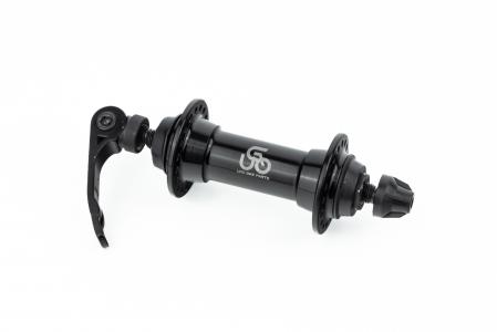 Втулка передня MTB алюмінієва 14Gx36H, V-brake, 2 пром-підшипники 6000 2RS, кріпл. ексцентрик, чорна до велосипеда U-B01FQR