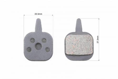 Гальмівні колодки Disk-brake (Tektro Aquila, Novela 2003, IO, Gemini 2003), чорні до велосипеда YL-1023