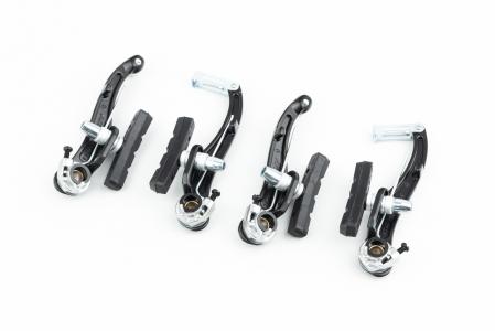 Гальмо V-brake 110 мм (2 колеса), алюмінієвий, чорний до велосипеда MV993DG