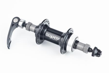 Втулка задня MTB алюмінієва 14Gx36H під вольнобіг, V-brake, кріпл. ексцентрик, чорна KT-A12R до велосипеда