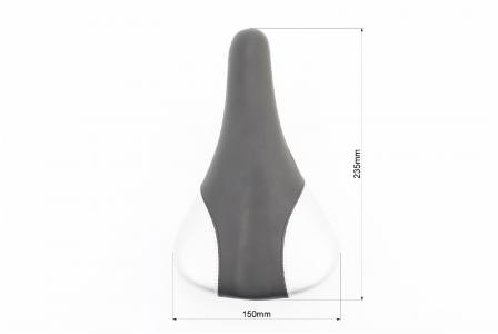 Сидіння CHILD 235x150 мм, чорно-сіре до велосипеда AZ-25B