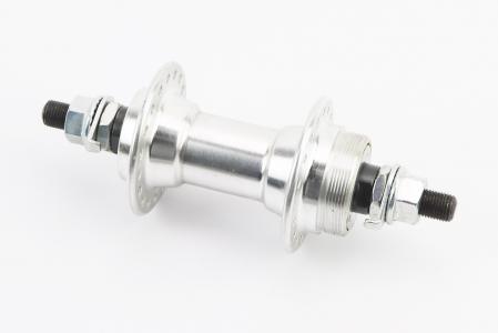Втулка передня MTB алюмінієва 14Gx36H, Disk-brake (різьба), кріпл. гайка до велосипеда