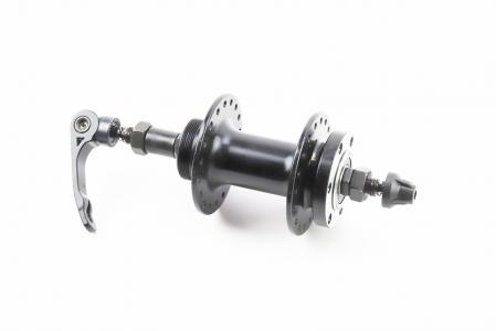 Втулка задня MTB алюмінієва 14Gx36H під вільнобіг, Disk-brake, 2 пром-підшипники 6200 2RS, кріпл. ексцентрик, чорна до велосипеда RH-208