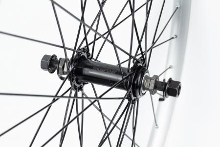 Колесо 24" переднє V-brake, обід "крапля" алюмінієвий, втулка 14Gх36H, кріпл. гайка, "GRAVITY" до велосипеда