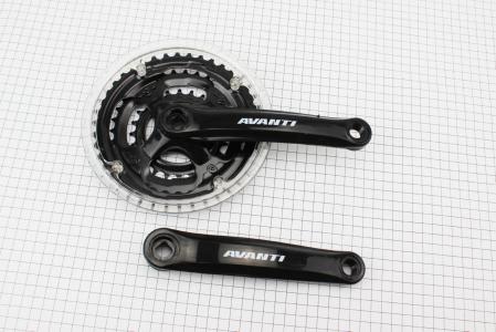 Шатуны "квадрат" 170 мм, 42.34.24T MTB, чорні до велосипеда GS-P321