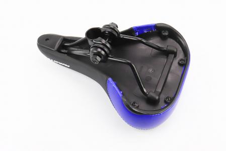Сидіння MTB 255x180 мм, чорно-синє до велосипеда AVY-6753