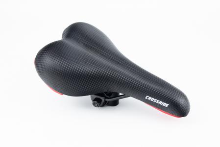 Сидіння MTB 260x150 мм, "карбон" до велосипеда CROSSRIDE BSK-N076