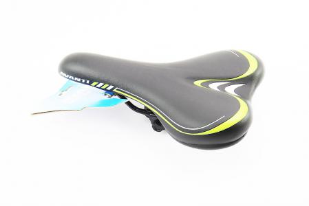 Сідло MTB 265x155 мм, чорно-зелене до велосипеда AVY-6628
