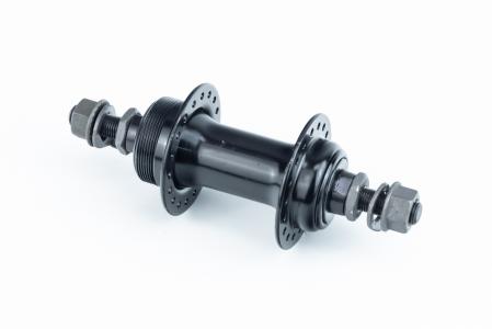 Втулка передня MTB 14Gx36H, Disk-brake (різьба), кріпл. гайка, чорна до велосипеда SF-A07F