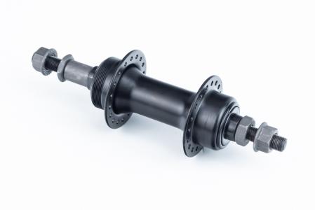 Втулка задня MTB 14Gx36H під вільнобіг, V-brake, кріпл. гайка, чорна до велосипеда SF-A03R