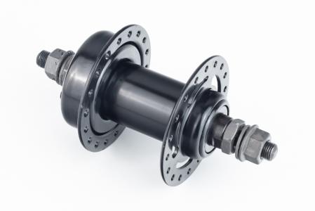 Втулка передня MTB 14Gx36H, Disk-brake, кріпл. гайка, чорна до велосипеда SF-A25F