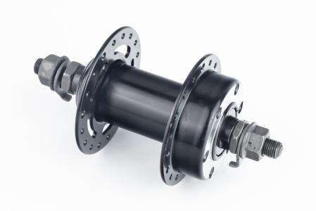 Втулка передня MTB 14Gx36H, Disk-brake, кріпл. гайка, чорна до велосипеда SF-A25F