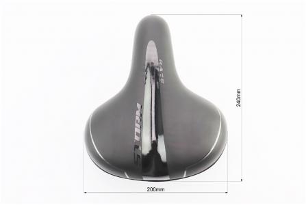 Сидіння Хвз 240x200 мм, чорно-сіре до велосипеда ARDIS N831