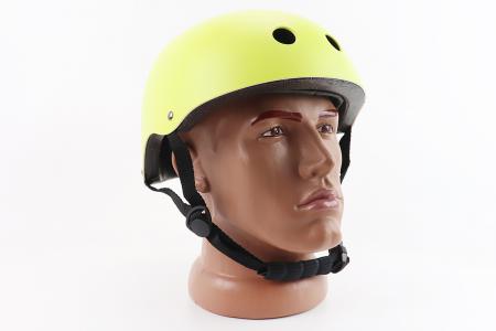 Шолом велосипедний підлітковий BMX M (54-57см), 11 вент. отворів, салатовий до велосипеда