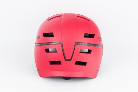 Шолом велосипедний підлітковий BMX M (55-58см), 16 вент. отворів, червоний VENTTO XONE до велосипеда