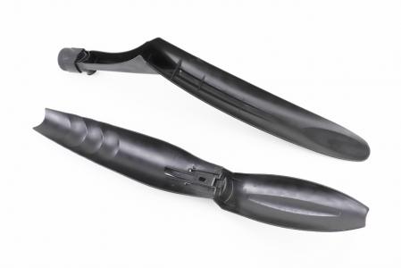 Крила пластмасові 24-26" MTB швидкознімні, чорні до велосипеда H-N08