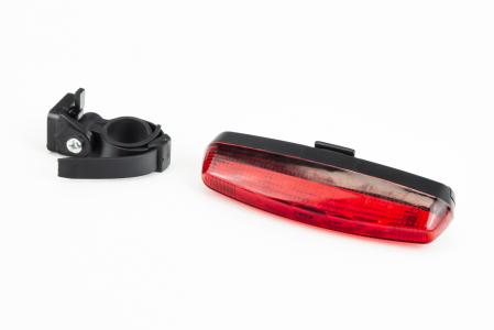 Ліхтар задній 5 діодів, кріпл. на хомуті, 753 (без батарейок) до велосипеда