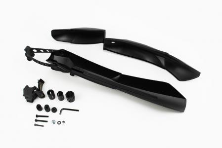 Крила пластмасові 27,5-29", чорні до велосипеда SMG-155